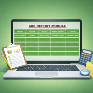 Contractors MIS Report Module